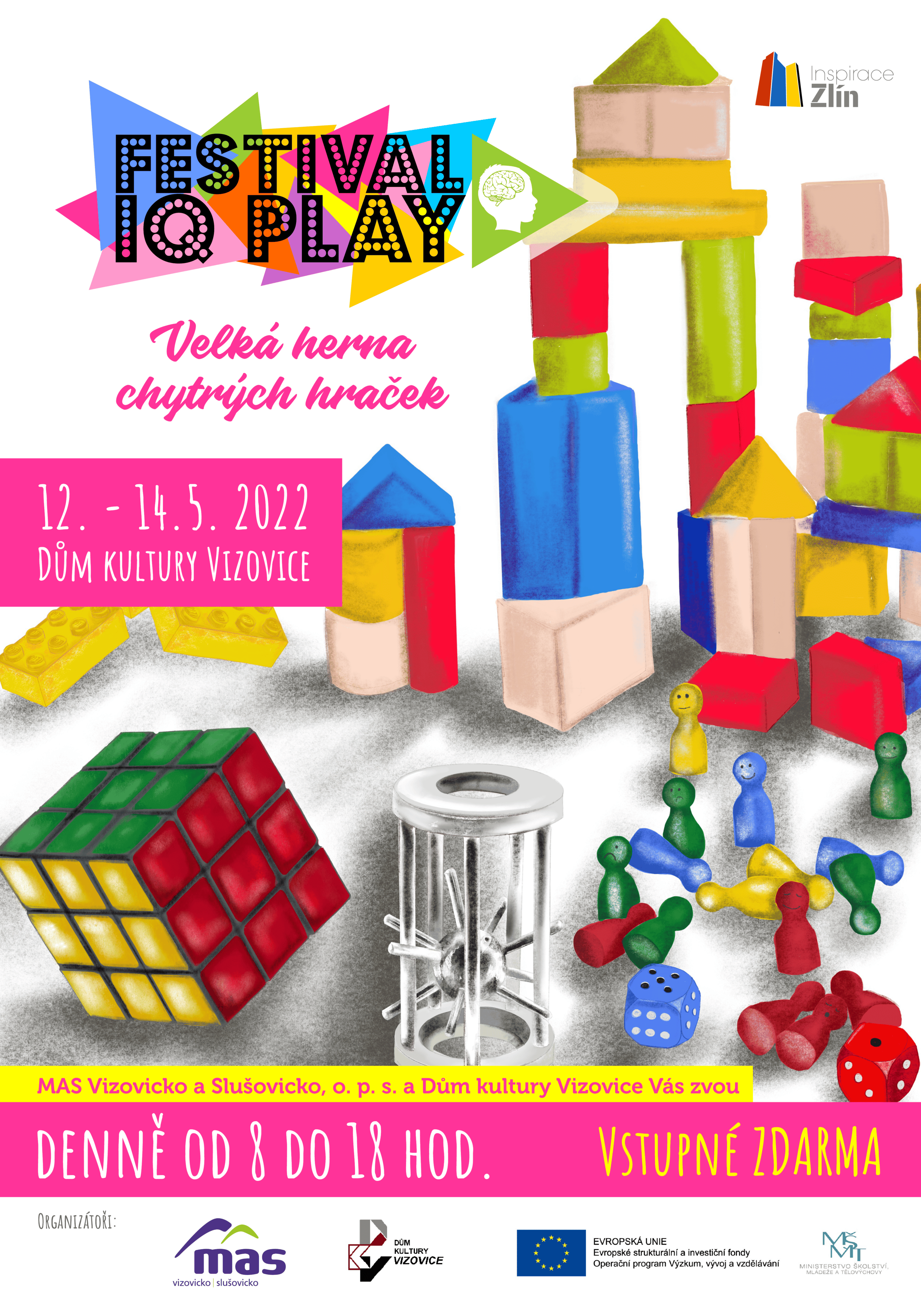 FESTIVAL IQ PLAY - Velká herna chytrých hraček - Dům kultury Vizovice